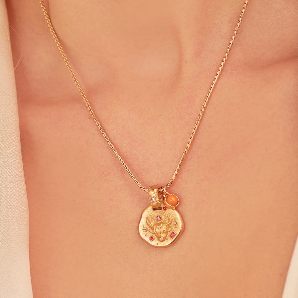 Astro Zodiac Necklace- Taurus
